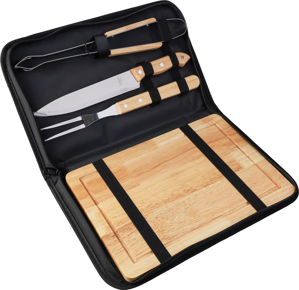 Barbecueset Kathleen | Rvs | 4 st | Polyester hoes
