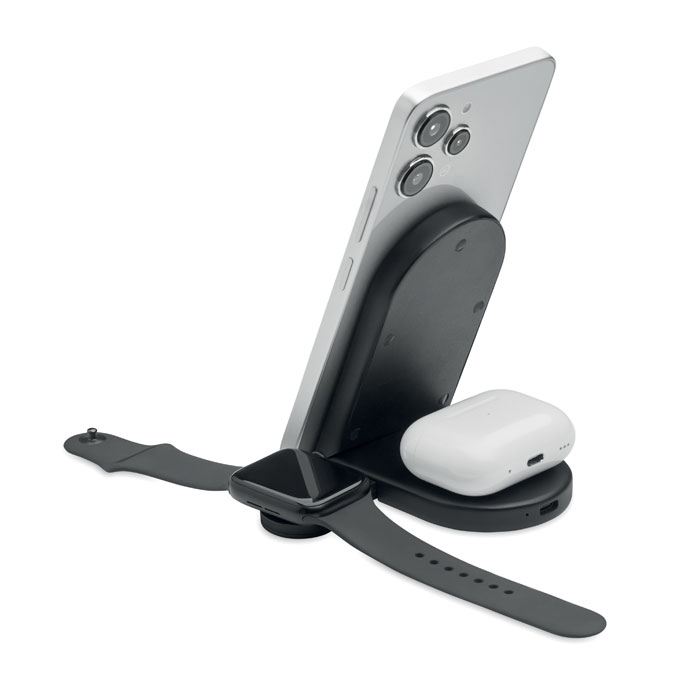 ELASTI - Opvouwbare 3-in-1 lader 15W