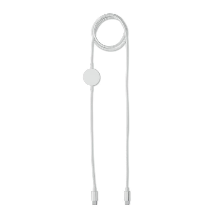 ARGER - 60W kabel & horloge-oplader - Wit